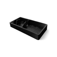 Shelly Wall Display X2 tilbehr til pmontering p vg, sort - LightSolutions