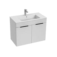JIKA CUBE mbelpakke, 80 cm, 2 lger, hvid, med hanehul og overlb