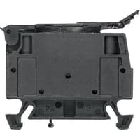 Sikringsklemme WSI 4, 4mm, sort, 5x20mm