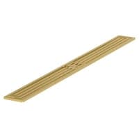 Blcher Art Deco baderumsrende, 900 mm, messing, rustfrit stl