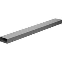 Fresh plastsystem rekt kanal, 204x60 mm, 1000 mm, gr