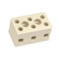 Kronemuffe, 3 polet, 2,5 mm, porceln