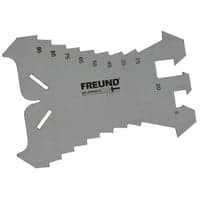 Riveskabelon, rustfrit stl, 5 - 100 mm, 140 mm - Freund