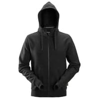 2890 AllroundWork httetrje med lang lynls, sort, XL - Snickers Workwear
