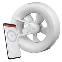 DUKA S8 ventilator Wi-Fi, 230V, 2,5W, 115 m3/h, hvid
