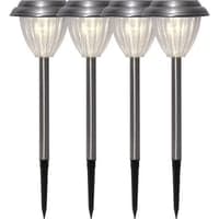 Palma solcellelamper, 4-pak - Star Trading