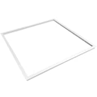 Indbygningsramme til 60x60 LED panel til Troldtekt, hvid kant - LEDlife