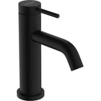 Hansgrohe Tecturis S 80 hndvaskarmatur, lftestang m/ bundventil, Mat sort