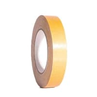 Roliba dobbeltklbende tape, krydsvvet, 25 mm x 25 meter
