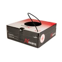 Nexans PVL H07Z1-U 1x2,5 mm, halogenfri, 100 meter rulle - sort