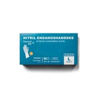 Nitril engangshandske diamond, str. 10, orange, pudderfri, 50 stk.