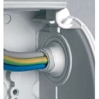 Forgreningsdse, 0,75-4 mm, 104x104x70 mm, gr - Hensel