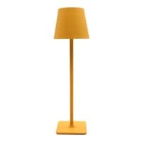 Opladelig LED bordlampe, gul, 5W, 500lm, inde/ude, touch-dmpbar, CCT, IP54