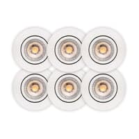 Luna Low profile downlight ISO, mat hvid, 2700K, 350lm, 6,2W, dmpbar, IP44