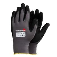 W-flex vinterhandske, str. 8, halvdyppet strik, let foret, gr