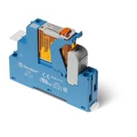 Interfacerel med sokkel og bjle, S4C, 1P, 16A, 230V AC, med LED