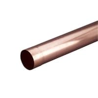 VMZINC nedlbsrr, rund, svejst, 87x0,7mm, 3 meter, kobber - pr. meter