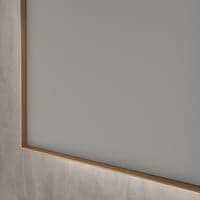 Sanibell INK SP32 LED spejl, 120x80 cm, p brstet kobber ramme