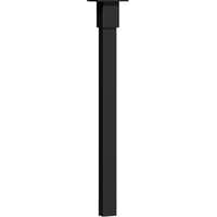 DANSANI stang, 100 cm til loftsmontage, model D, sort
