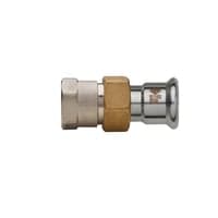 Turbo Inox Union Muffe/Muffe, 28 mm, 1", Rustfrit Stl