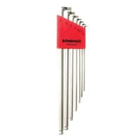 Bondhus stiftnglest, lang blank uden kugle, stubby 1,5-6 mm
