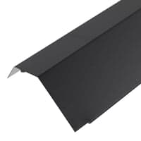 Sternkapsel alu, 65 mm, 1 meter, sort