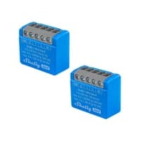 Shelly 1 Mini Gen4, WiFi + Zigbee rel, potentialfrit kontaktst (230 VAC), 2 pak