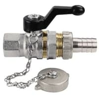 Tappy bundstophane, 1/2" muffe/nippel med slangestuds og slutmuffe