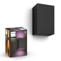 Philips Hue Resonate Up&Down udendrs vglampe, Color & White ambiance, 1200lm, Zigbee + Bluetooth, sort