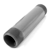 Pasrr 190 mm x 1" PVC, med 1" gevind