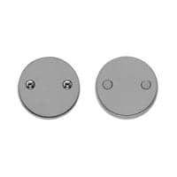 Dkplader massiv, 50 x 2 mm, matbrstet rustfrit stl