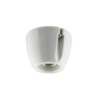 Loftfatning Basic lige, hvid, E27, IP20 - If Electric