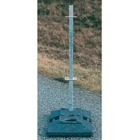 Rr til seniorstander, galvaniseret jern, 200 cm