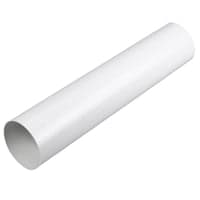 Ventilationsrr 150 x 1 meter, hvid