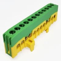 Jordklemme PE12-F2, 12 x 16 mm, grn/gul - Pollmann Elektrotechnik