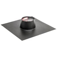 Metalbestos skorsten inddkning, 250 mm, 0-5, aluminium, sort