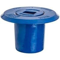 Avk, 200 x 130 mm, rundt flydende gadedksel, duktiljern