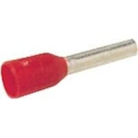 Elpress - Isoleret terminalrr, 1,0 mm / 10,0 mm, rd (farvekode TE) - 500 stk