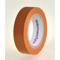 Tape pvc orange, 15 mm x 10 meter - HelaTape