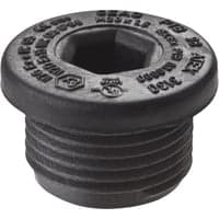 Blindprop M25x1,5, Exe II, PA, RAL 9005, sort