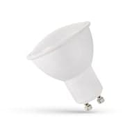 1,5W LED spot med GU10 fatning, mlkehvid front, 230V, 125lm, RA80 - SpectrumLED