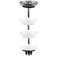 Multistrainer til kkkenvask, universal, rustfrit stl