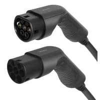 Deltaco E-Charge ladekabel til elbil, 5 meter, type 2, 3-faset, 16A, 11 kW, 3 meter