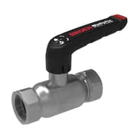 Broen Ballofix Full Flow FZ, 1/2"x1/2", DN15, galvaniseret stl, fuldt gennemlb, lav spindel