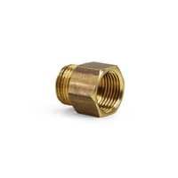 Spidsmuffe messing 3/8" x 1/4"