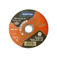 Norton Vulcan skreskive, 125x1,0x22,2 mm, til stl og rustfrit stl