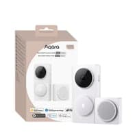 Aqara Doorbell Camera Hub G410 Select, smart ringeklokke med kamera, hvid