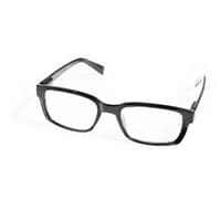 See-Cardt sort lsebrille, styrke +2.5