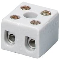 Kronemuffe, porceln, 2 polet, 4 mm