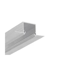 Aluprofil LINEA-IN20 TRIMLESS EE7F - Ubehandlet aluminium, indspartling, LED skinne til montering - Topmet